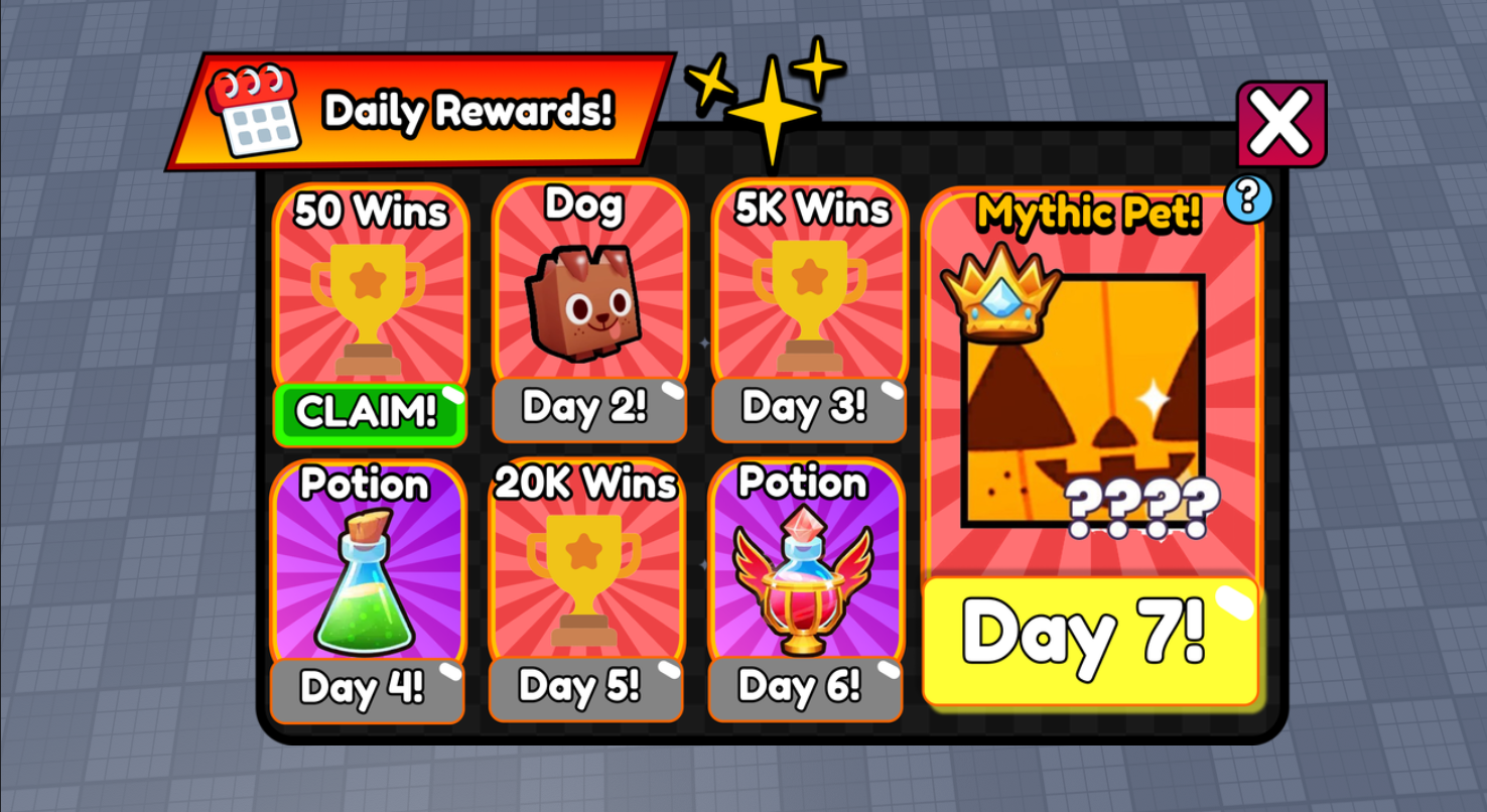 Daily Reward UI — Figma design by Ben Bessler